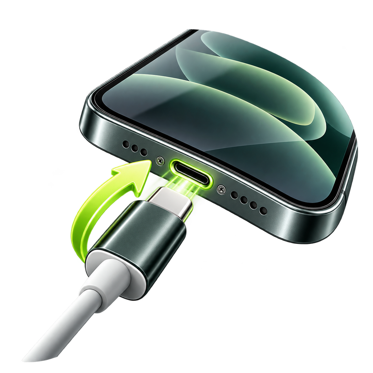 Ilustrasi Port Charger